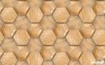 پوستر دیواری هندسی شش ضلعی 10015600
