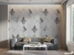 پوستر دیواری هندسی طرح لوزی 12112710