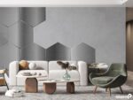 پوستر دیواری هندسی پنج ضلعی 10216200