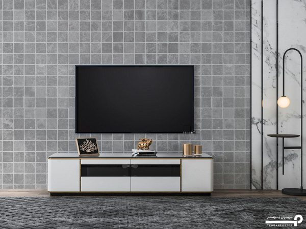 پوستر دیواری هندسی کاشی مربعی 10051930 - Image 4