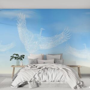 پوستر دیواری پرنده و آسمان 10138600