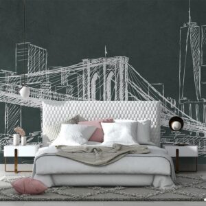 پوستر دیواری پل و ساختمان 10253200