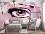 پوستر دیواری چهره و چشم زن 10255500