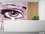 پوستر دیواری چهره و چشم زن 10255500
