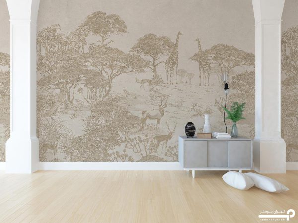 پوستر دیواری کلاسیک جنگل درخت 10188300 - Image 3