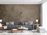 پوستر دیواری کلاسیک داماسک 10070240