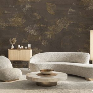 پوستر دیواری کلاسیک طرح برگ 10070930