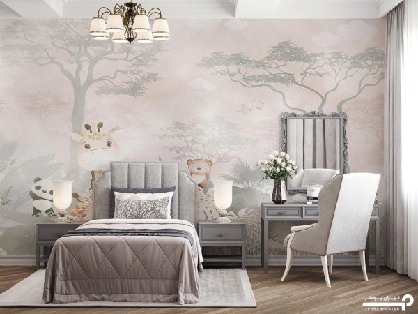پوستر دیواری کودک حیوانات 10168600 - Image 3