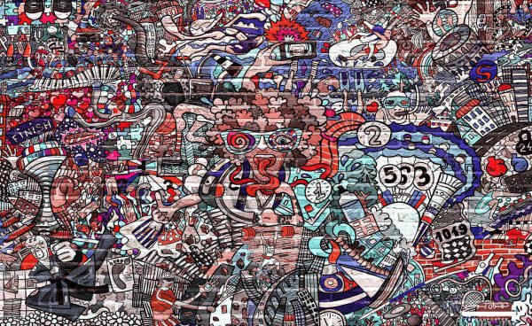 پوستر دیواری گرافیتی 11024410 - Image 5