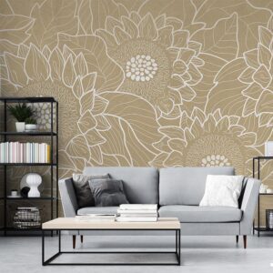 پوستر دیواری گل درشت بزرگ 10250900