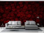پوستر دیواری گل رز قرمز 10276700