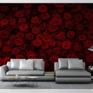 پوستر دیواری گل رز قرمز 10276700