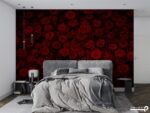 پوستر دیواری گل رز قرمز 10276700