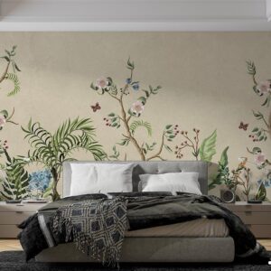 پوستر دیواری گل شاخه برگ 10261900