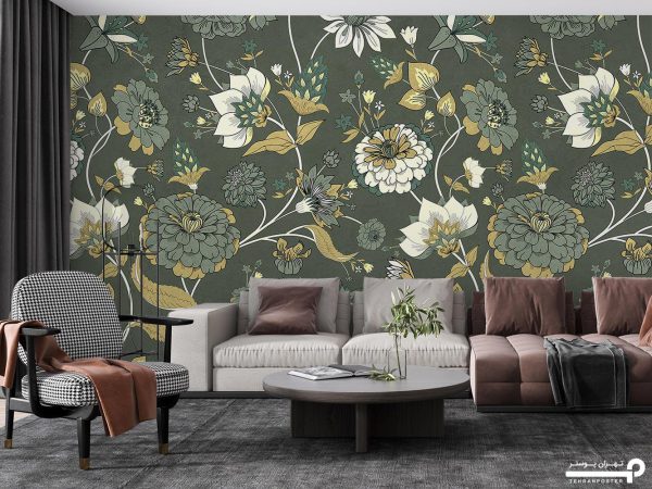پوستر دیواری گل لاکچری 10255300