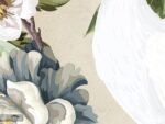 پوستر دیواری گل و طاووس 10190600