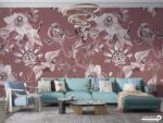 پوستر دیواری گل و پرنده 10226600