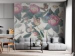 پوستر دیواری گل و پروانه 10272900