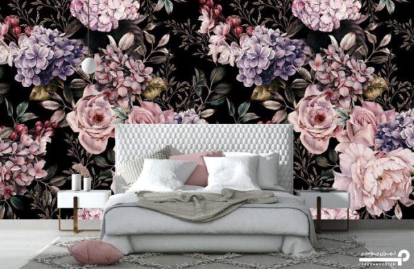 پوستر دیواری گلدار گل 10039800 - Image 3