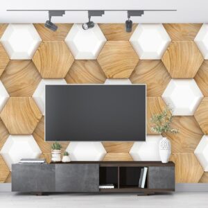 پوستر سه بعدی اشکال هندسی 10015700
