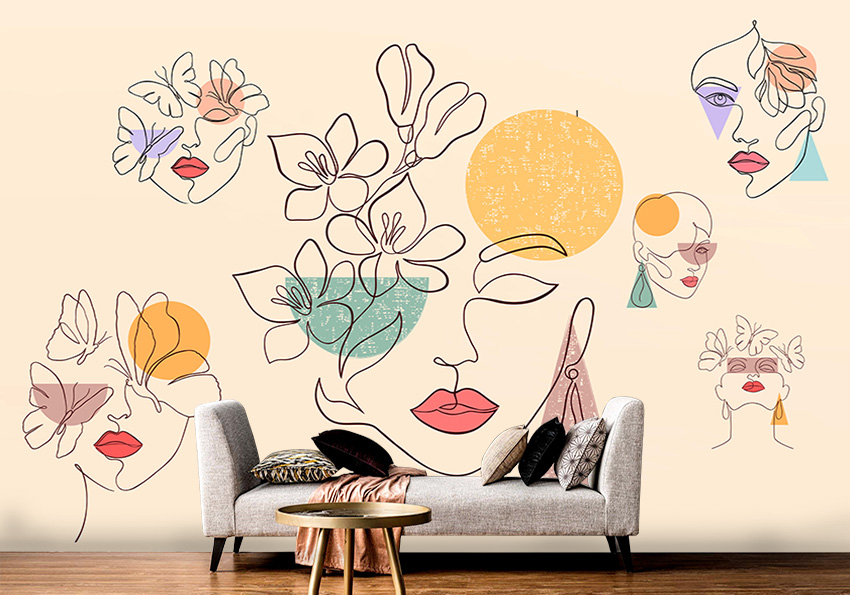 پوستر مینیمال برای فضای کاری؛ طراحی ساده برای تمرکز و آرامش