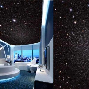 پوستر سه‌ بعدی کهکشان برای سقف اتاق؛ جلوه‌ای فضایی در دکوراسیون مدرن