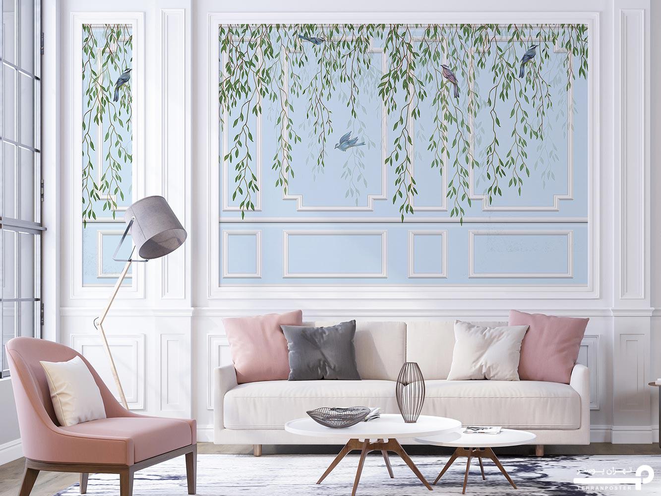 پوستر دیواری طرح برگ